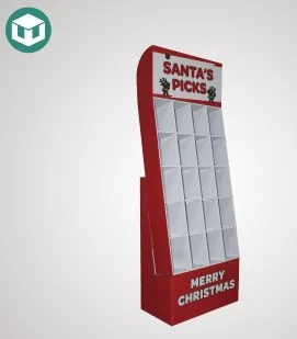 Custom Christmas floor card display