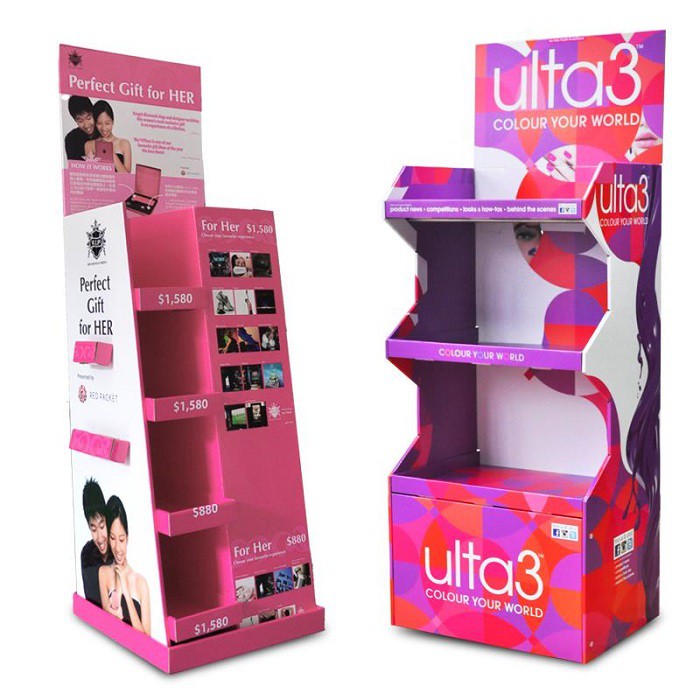 cardboard cosmetic display 2