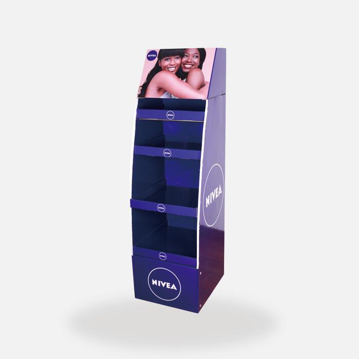 Nivea Brand Cosmetics Arddangos Silff Arddangos