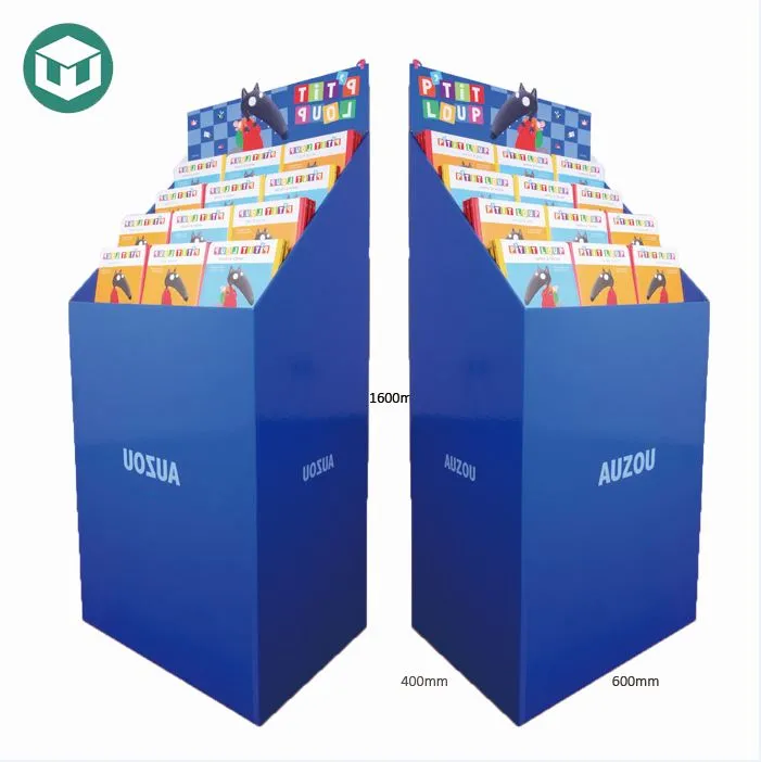 Cardboard Books Dump Bins