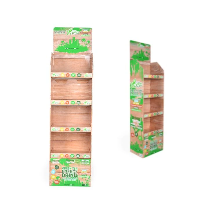 Easy Assembled Cardboard Floor Display Stand