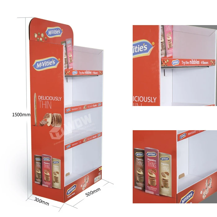 Potato Chips Corrugated Cardboard Display