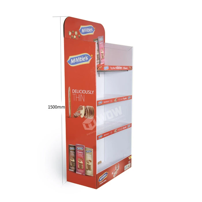 Potato Chips Corrugated Cardboard Display